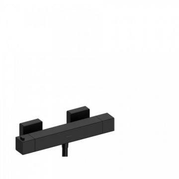 Baterie dus Sanycces Cubo termostatata, negru mat - Culoare Negru