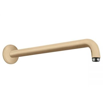 Brat de dus cu prindere pe perete, Hansgrohe, bronz periat