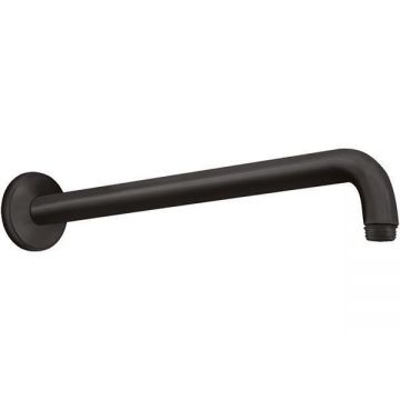 Brat de dus cu prindere pe perete, Hansgrohe, Negru