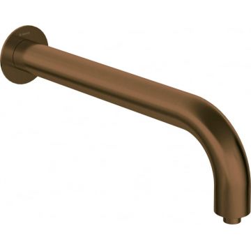 Brat de dus, fix, 380 mm, bronz periat, Deante Silia