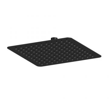 Cap de dus Sanycces Cubo 30x30 cm, negru mat