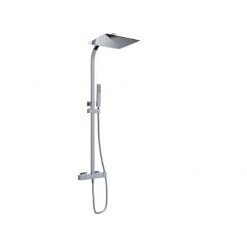 Coloana dus Sanycces Cubo termostatata, crom - Culoare Crom