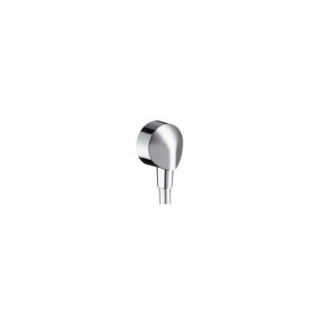 Cot conector dus Hansgrohe FixFit E crom lucios