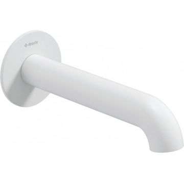 Pipa pentru baterie de cada, alb, Deante Silia