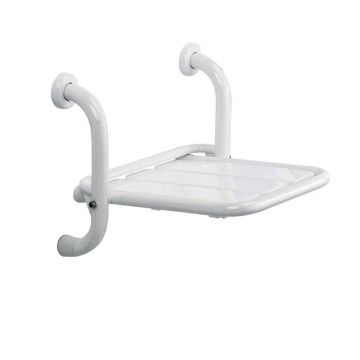 Scaun rabatabil pentru dus, Thermomat, alb