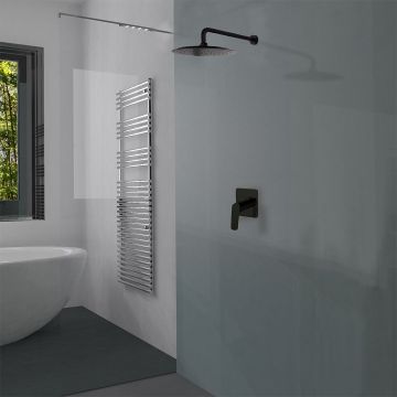 Set de dus incastrat, New Fly, diametru de 24 cm, negru mat, Ramon Soler