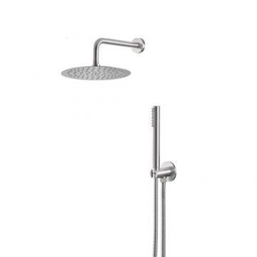 Set dus Vema Wellness cu cap de dus para si racord crom - Culoare Crom