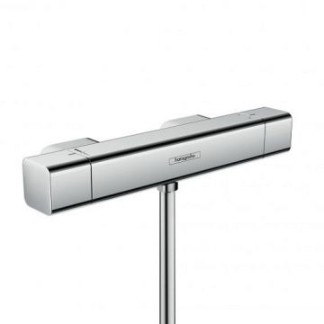 Baterie dus cu termostat Cool Contact Hansgrohe Ecostat crom