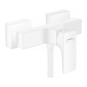 Baterie dus Hansgrohe Metropol alb mat