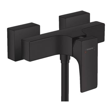 Baterie dus Hansgrohe Metropol negru mat