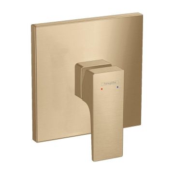 Baterie dus incastrata Hansgrohe Metropol bronz periat