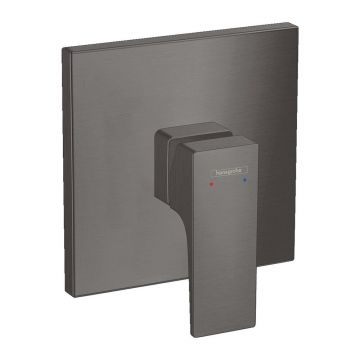 Baterie dus incastrata Hansgrohe Metropol negru - crom periat