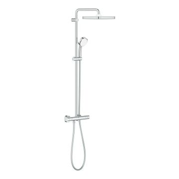 Coloana de dus cu baterie termostatata Grohe Tempesta Cosmopolitan 250 Cube