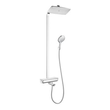 Coloana de dus cu baterie termostatata si pipa cada Hansgrohe Raindance Select E 360