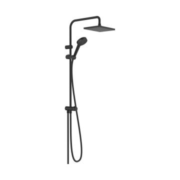 Coloana de dus cu comutator Hansgrohe Vernis Shape 230 negru Reno fara baterie
