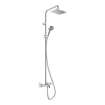 Coloana de dus termostatata cu pipa cada Hansgrohe Vernis Shape 230 crom