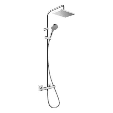 Coloana de dus termostatata Hansgrohe Vernis Shape 230 crom