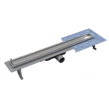 Pachet rigola de dus Besco Virgo Basic cu capac inox 70cm