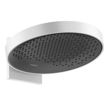 Palarie cu brat de dus Hansgrohe Rainfinity 360 alb mat 1 functie