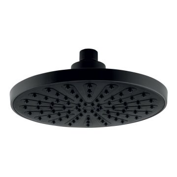 Palarie de dus rotunda Ferro 200 mm negru