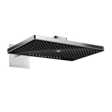 Palarie cu brat de dus Hansgrohe Rainmaker Select 460 negru - crom 3 functii