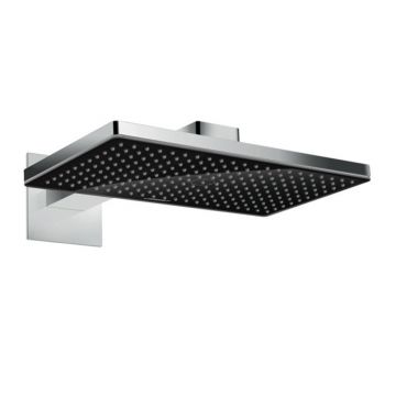 Palarie cu brat de dus Hansgrohe Rainmaker Select 460 negru - crom 1 functie