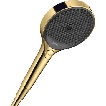 Para de dus Hansgrohe Rainfinity 130  3 tipuri de jet  gold optic lustruit