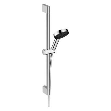 Set de dus cu bara Hansgrohe Pulsify Select 105 Relaxation 65 cm crom 3 functii