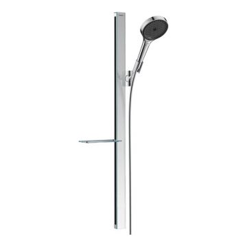 Set de dus cu bara Hansgrohe Rainfinity 130 cu 3 functii crom