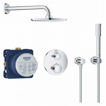 Set de dus cu baterie termostatata Grohe Crom