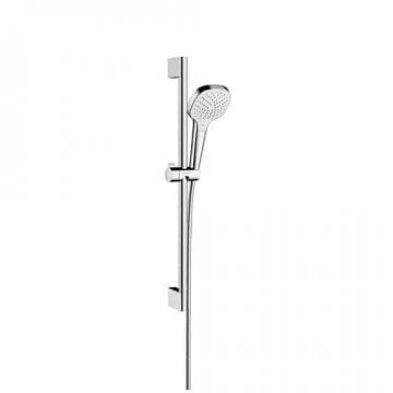 Set de dus Hansgrohe Croma Select E Vario Crom/Alb