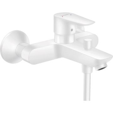 Baterie cada - dus Hansgrohe Talis E alb mat