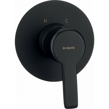 Baterie dus monocomanda incastrata Deante Arnika negru mat