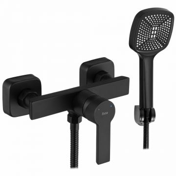 Baterie dus monocomanda negru mat Rea Argus