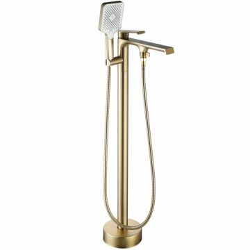 Baterie monocomanda pentru cada freestanding auriu Rea HASS