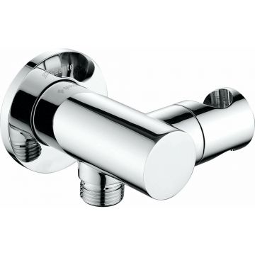 Conector furtun Deante Cascada cu suport dus crom