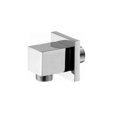 Cot conector furtun patrat Deante Cascada crom