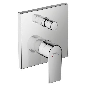 Baterie cada - dus incastrata Hansgrohe Vernis Shape crom lucios fara corp ingropat