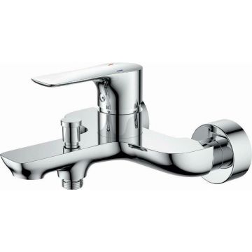 Baterie cada-dus Inter Ceramic Dover monocomanda crom finisaj lucios