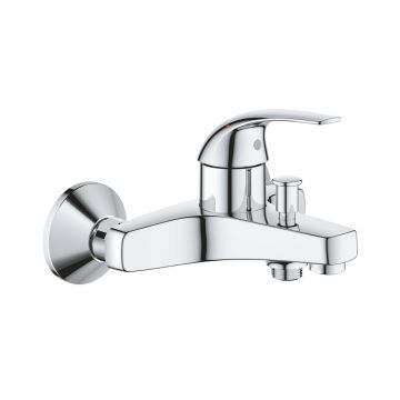 Baterie cada-dus monocomanda Grohe Baucurve crom lucios