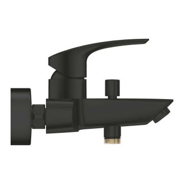 Baterie cada - dus negru mat Grohe Eurosmart New