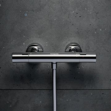Baterie dus Hansgrohe Ecostat Fine termostatata crom lucios