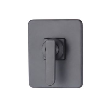 Baterie dus incastrata Inter Ceramic negru mat cu corp ingropat