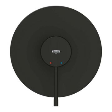 Baterie dus incastrata negru mat Grohe Essence