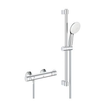 Baterie dus termostatata Grohe Grohtherm 800 crom lucios cu set de dus