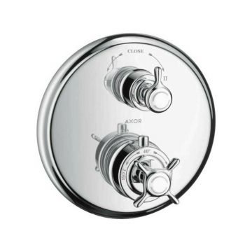 Baterie dus termostatata incastrata Hansgrohe Axor Montreux cu divertor