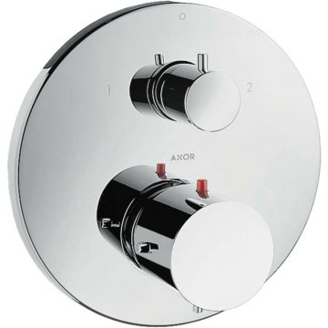 Baterie dus termostatata incastrata Hansgrohe Axor Starck cu divertor
