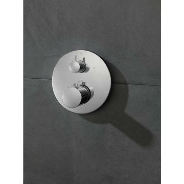 Baterie dus termostatata incastrata Hansgrohe Axor Uno cu divertor
