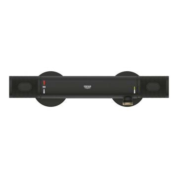 Baterie pentru dus negru mat Grohtherm 1000 Performance