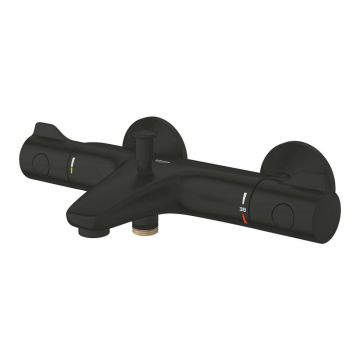 Baterie termostatata cada negru mat Grohe Grohtherm 800